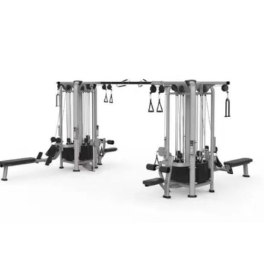 Máy tập thể dục đa năng 1200kg thép 8 trạm 3800 * 3900 * 2350mm