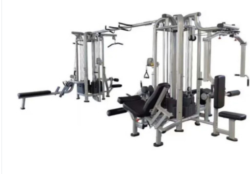 Máy tập thể dục đa năng 1200kg thép 8 trạm 3800 * 3900 * 2350mm