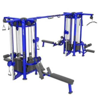 Máy tập thể dục đa năng 1200kg thép 8 trạm 3800 * 3900 * 2350mm