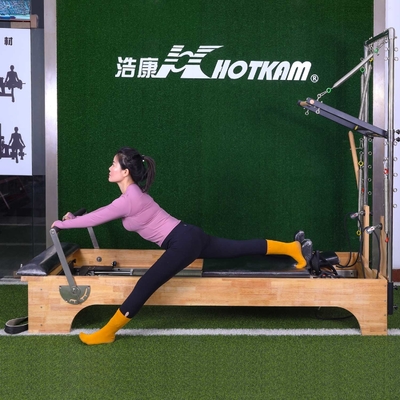 Đang tải 200kg Thiết bị tập thể dục Pilates Deep Squat Pilates Reformer Machine