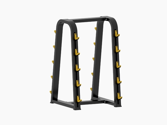 Giá đỡ tạ tập thể dục bằng ống thép 3 tầng cho phòng tập thể dục tải 200kgs