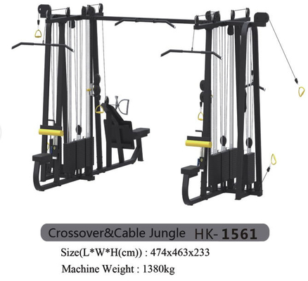OEM Thương mại Cáp Crossover Máy tập thể dục đa chức năng Sơn tĩnh điện