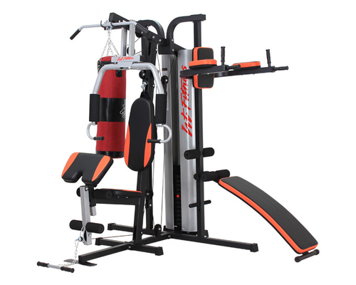 Đào tạo toàn diện Máy tập thể dục đa năng Multi Station Home Gym 50KGS