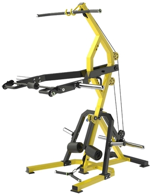 Ghế tập ống 50 * 100mm Ghế ngồi xổm Ghế ngồi phía trước cao Pully