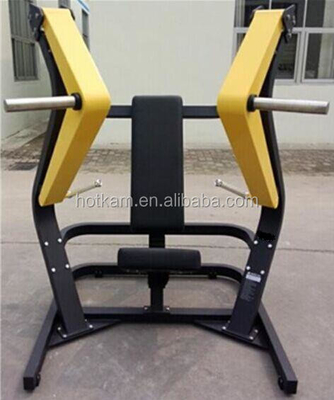 Lớp phủ tĩnh điện 3 lớp Trọng lượng miễn phí Thiết bị tập thể dục Máy ép ngực nghiêng 200KGS
