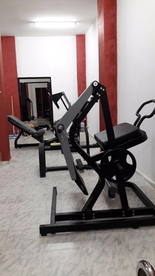 Thiết bị tập thể dục trọng lượng miễn phí ống thép Máy đá ngược phía sau 125kg