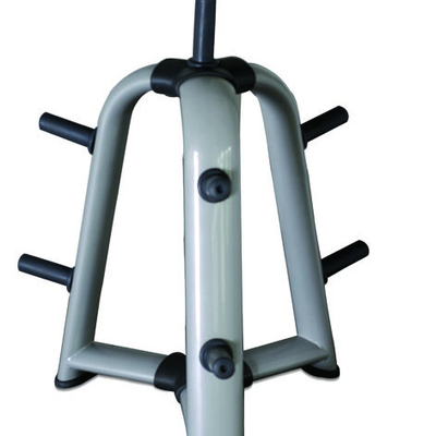 780 * 780 * 1100mm Phụ kiện phòng tập thể dục Ống tròn Trọng lượng tấm Giá đỡ cây