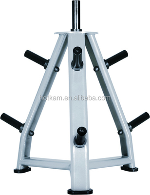780 * 780 * 1100mm Phụ kiện phòng tập thể dục Ống tròn Trọng lượng tấm Giá đỡ cây