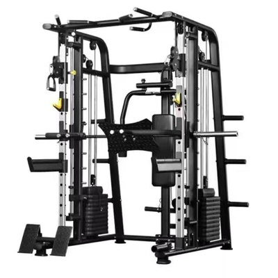 Bụi bọc phòng tập thể dục Thiết bị thể dục đa chức năng Smith Weight Stack Trainer