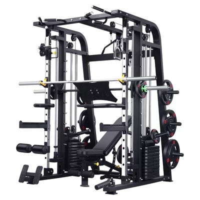 Bụi bọc phòng tập thể dục Thiết bị thể dục đa chức năng Smith Weight Stack Trainer