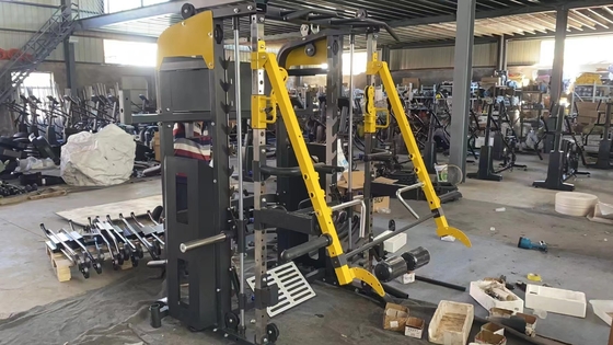 Bụi bọc phòng tập thể dục Thiết bị thể dục đa chức năng Smith Weight Stack Trainer