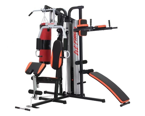 500kgs Load Home Gym Thiết bị 5 Trạm đa Trạm Thể dục
